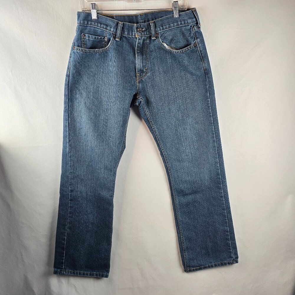 Levi's 559 Jeans Mens 32x34 Blue Denim Relaxed Straight Leg Medium Wash Baggy